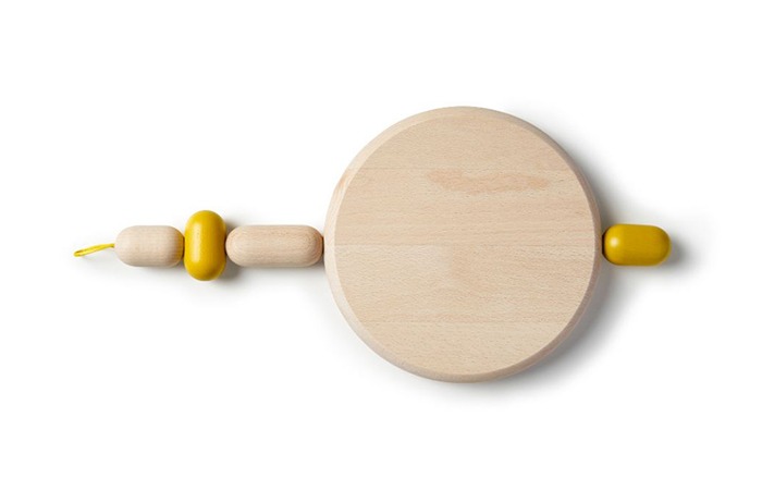 Round cutting board -Yellow